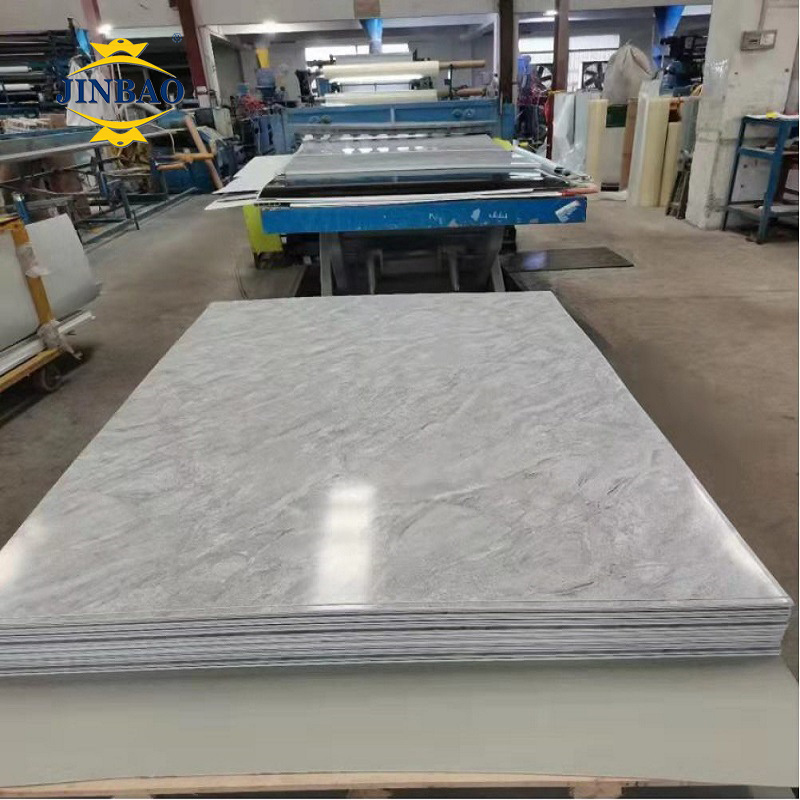 JINBAO plastic price uv wall board panel ceiling pvc wall panel pvc marble sheet