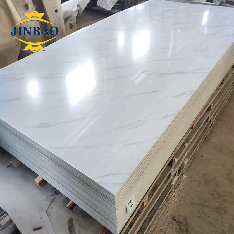 JINBAO plastic price uv wall board panel ceiling pvc marble sheet pvc wall panel