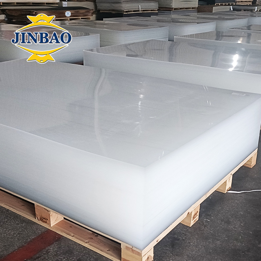 JINBAO 1220*2440mm 4mm uv glass manufacturer plastic acrilico acrilic arcylic panels boards pmma color cast clear acrylic sheets