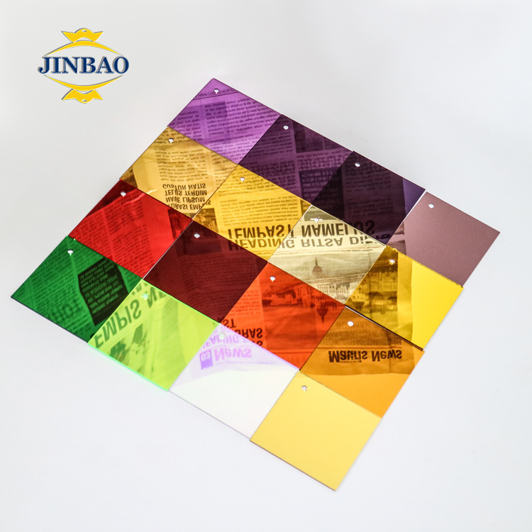 JINBAO 4mm clear acrylic sheet wholesale translucent acrylic wall panel cut to size acrylic mirror sheet