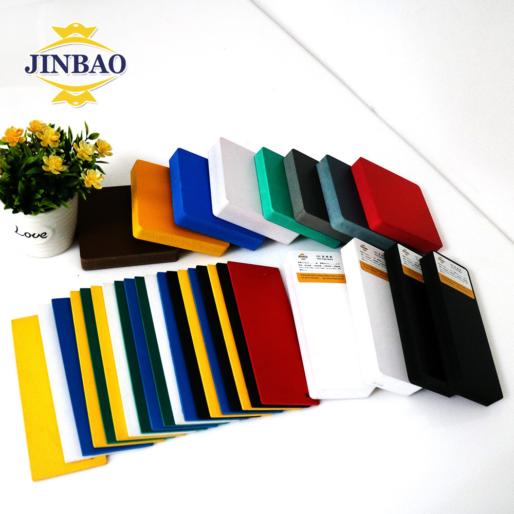 JINBAO High Density Plastic Sheets 18mm 15mm 12mm 20mm PVC celuka Forex sheet panel Board PVC Foam Board For Kitchen Cabinet