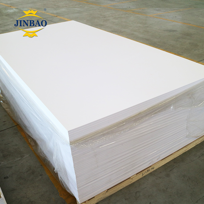 JINBAO 4x8 pvc kitchen cabinets rigid pvc sheet price in pakistan 18mm 12mm furniture marble pvc foam