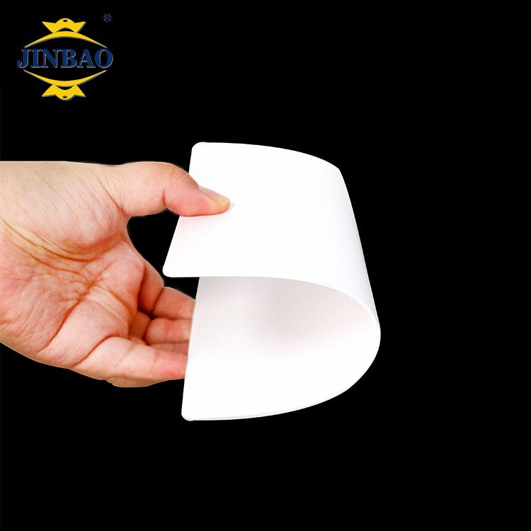 JINBAO 122*244 glossy high density white 4x8 18 15mm  rigid co-extruded wpc form celuka foamed pvc plastic sheets pvc foam board