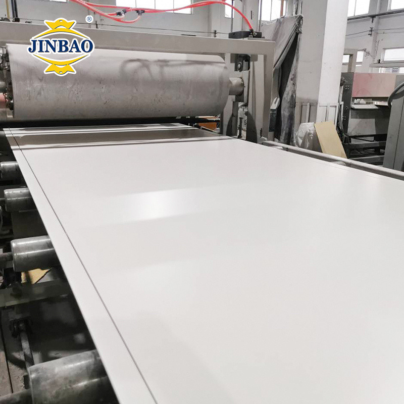 JINBAO 3mm pvc foam board manufacturers pvc sheet laminas de tipo marmol plastic soft pvc sheets white