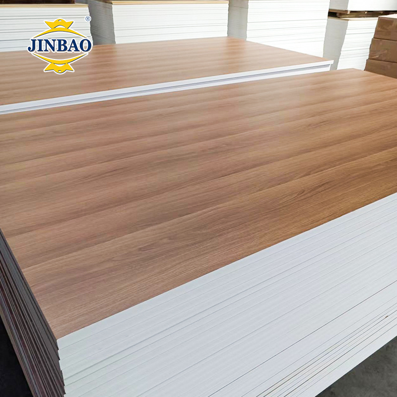 JINBAO 17mm 15mm 18mm thick laminited gloss marble wooden white free PVC foam sheet celuka PVC foam board for kitchen cabinet