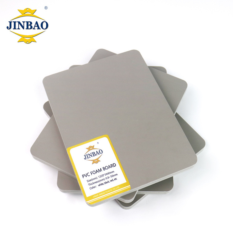 JINBAO 20mm high density 12mm thickness manufacturing expanded thermoformed door print 16mm PVC foam board for kitchen cabinet