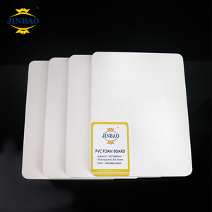 JINBAO 20mm high density 12mm thickness manufacturing expanded thermoformed door print 16mm PVC foam board for kitchen cabinet