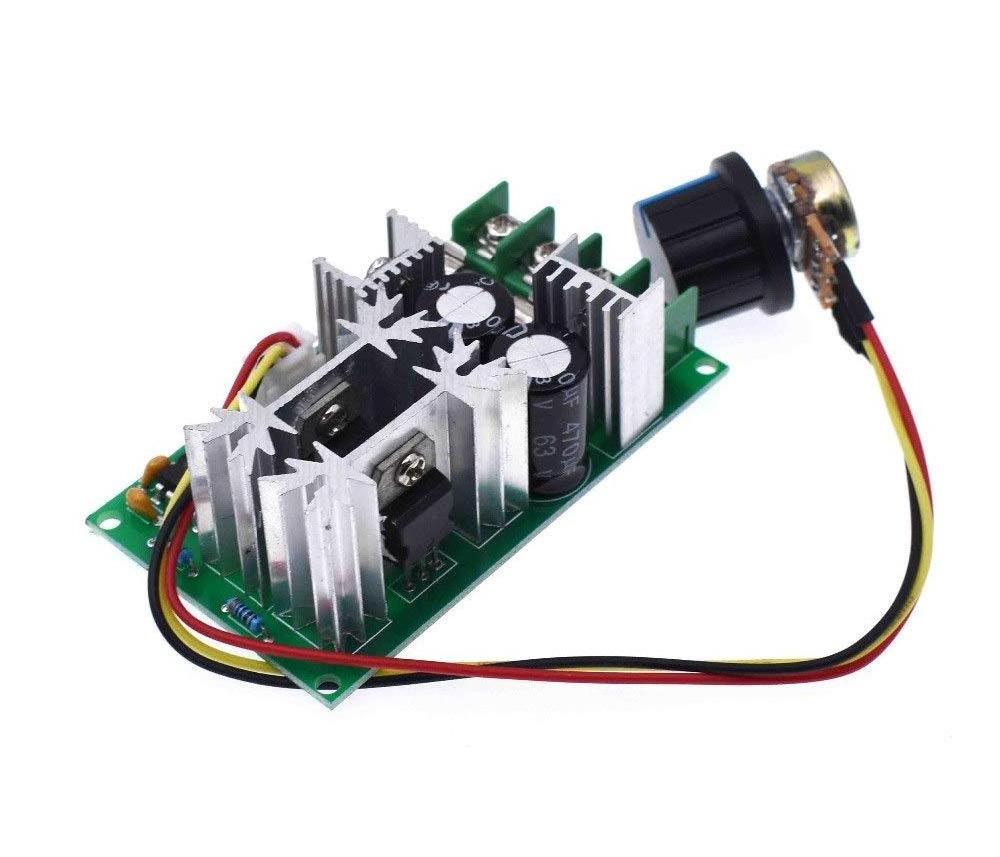 DC10-60V DC 10-60V Motor Speed Control Regulator PWM Motor Speed Controller Switch 20A Current Regulator High Power Drive Module