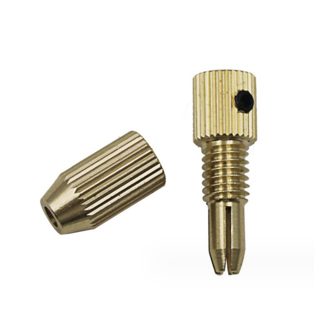 0.5-3.17mm Brass Drill Chuck Small Hex Wrench Electric Drill Bit Collet Hand Drill Grinding Copper Chuck Customized parts