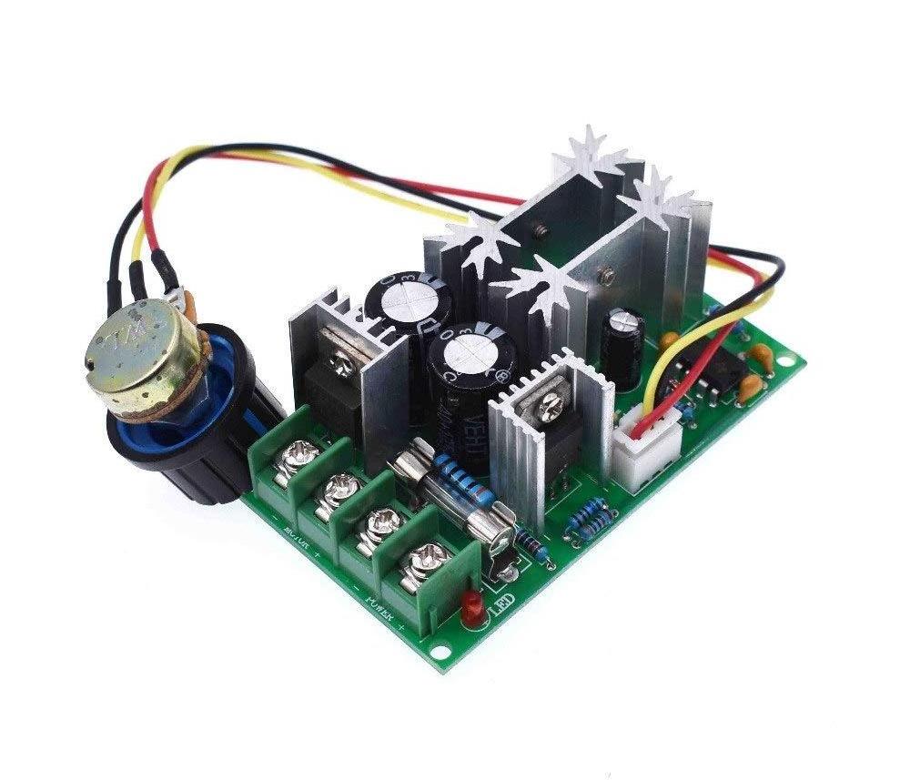 DC10-60V DC 10-60V Motor Speed Control Regulator PWM Motor Speed Controller Switch 20A Current Regulator High Power Drive Module