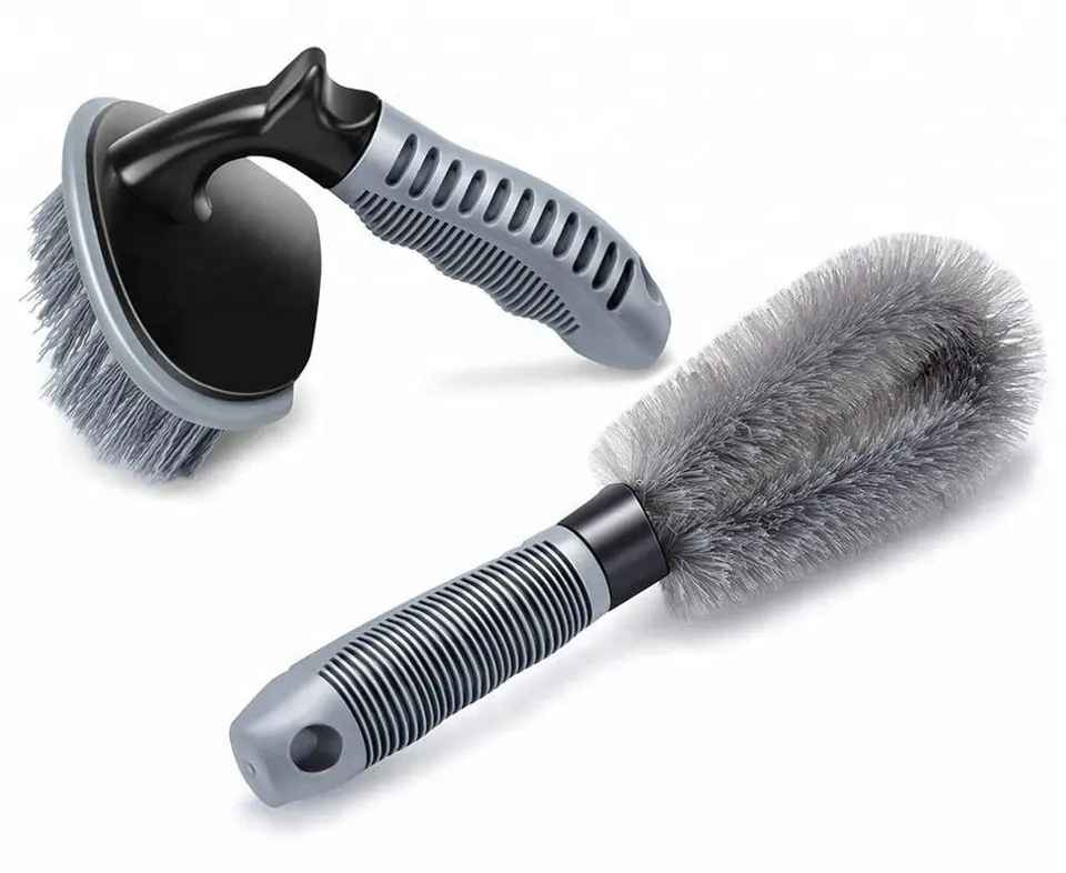 Factory Price Steel and Alloy Wheel Cleaning Brush Rim Cleaner for Car Motorcycle or Tire Brush Washing Tool