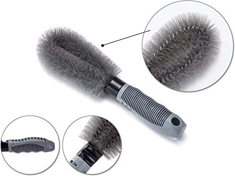 Factory Price Steel and Alloy Wheel Cleaning Brush Rim Cleaner for Car Motorcycle or Tire Brush Washing Tool