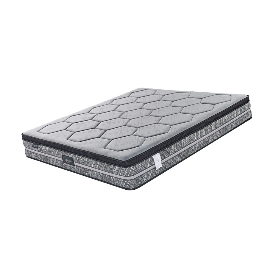 7 Zone Matratze Matelas Sleeping Well Pocket Spring Gel Memory Foam In Box Queen King Size Mattress All-black gold mattress