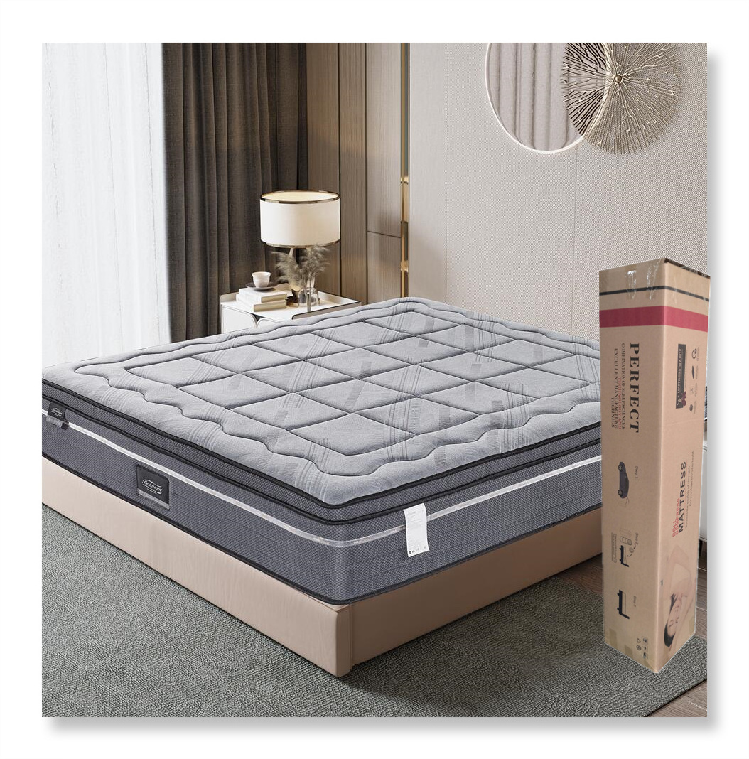 Besdream Vacuum Mattress in Box, Pocket Coil Mattress colchon with Innerspring Mattress