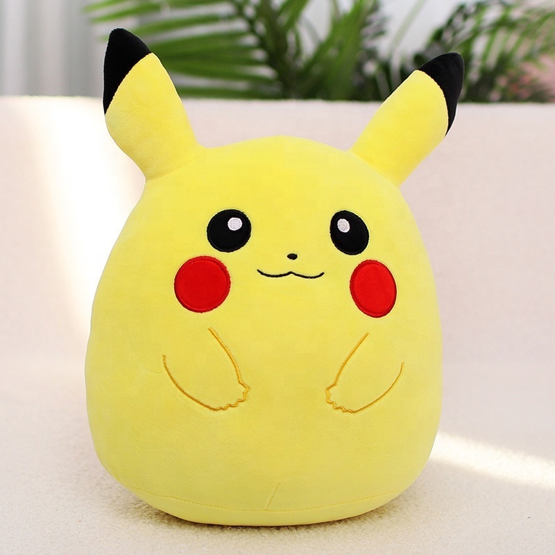 35cm Pokemoned Gengar Pikachu pillows plushies squishy anime soft stuffed animal pillow plush toys