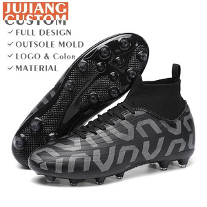 Football Shoes Soccer Broken Spikes Artificial Turf Men Soccer Shoes training equipment Manufacturer Custom Men Football Boots