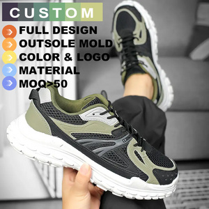 men's casual fashion beige sneakers luxury breathable mesh product zapatos de hombre men's sneakers running shoes