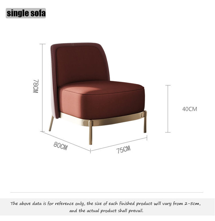 2022 foshan innovative luxury single chair  modern sillas leisure chair folding  single sofa