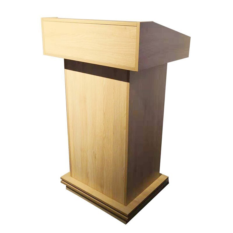 High School Furniture Desktop Solid Wood Portable Lectern Digital Lectern H-760