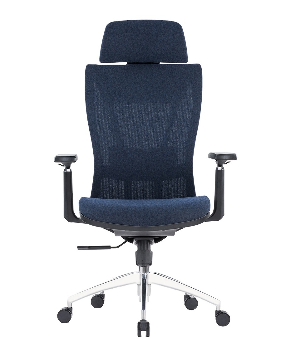 Foshan JINBEIXUAN Modern Navy Blue High Back Mesh Chair Swivel Office Chair for Supply