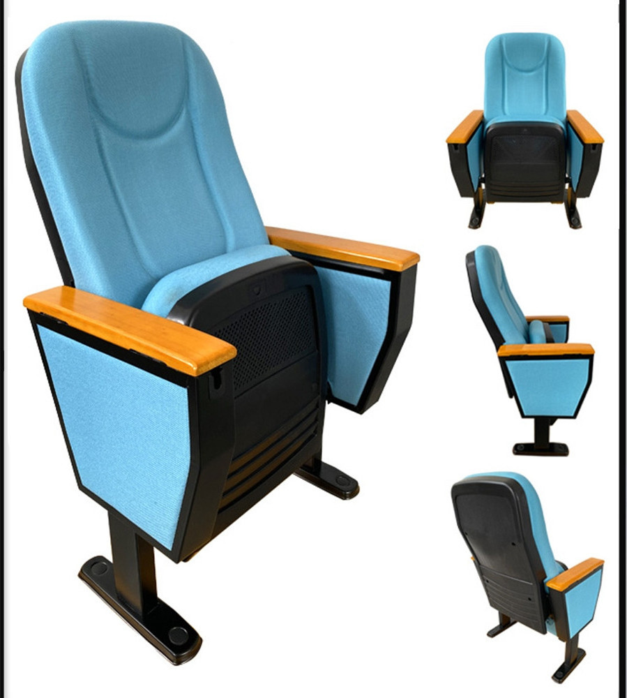 Theater furniture blue/red modern cheap price auditorium chair seating cinema chairs