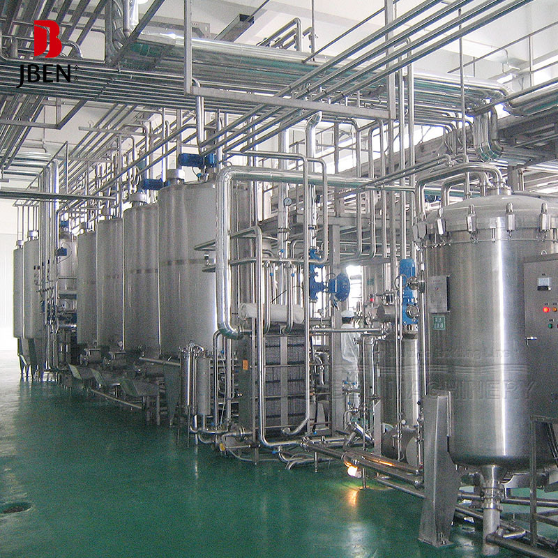 Complete UHT Milk Processing Packaging Plant Yogurt Production Line