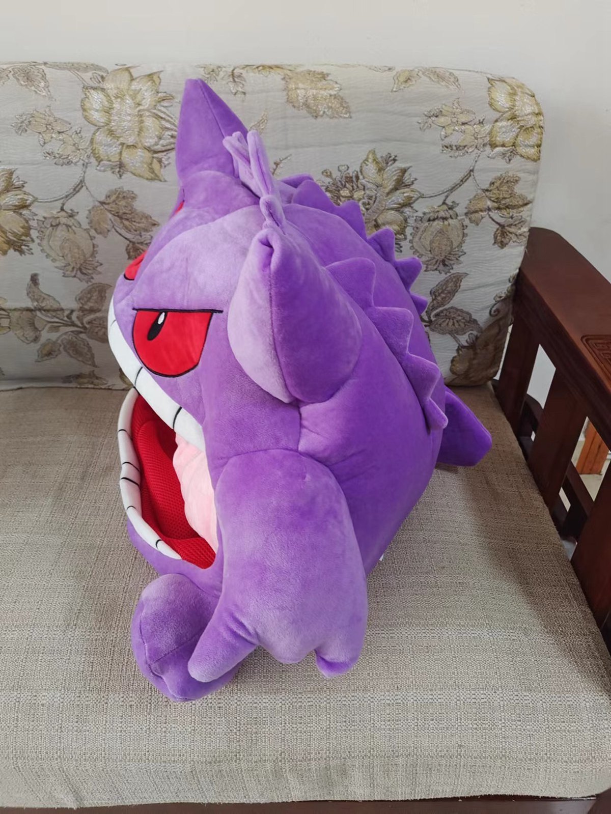 Hot sale 48*45cm Anime Sleeping Blanket Pillow gengar plush sleeping blanket