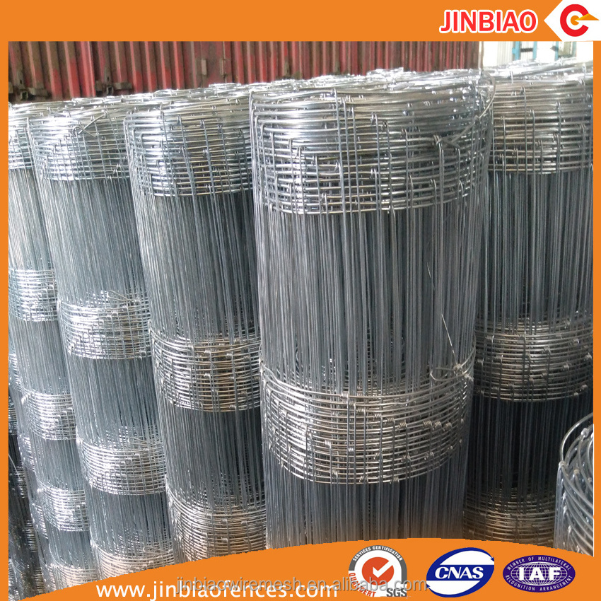 Galvanized wire mesh rolls cattle fence/ sheep fence, field fence for sale