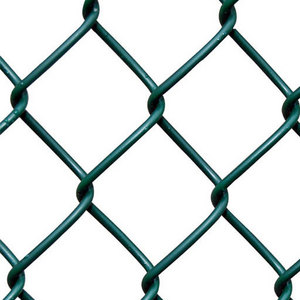 Decorative Wrought Iron Black Vinyl Coated Diamond Mesh 5 Foot Used Chain Link Fence For Sale