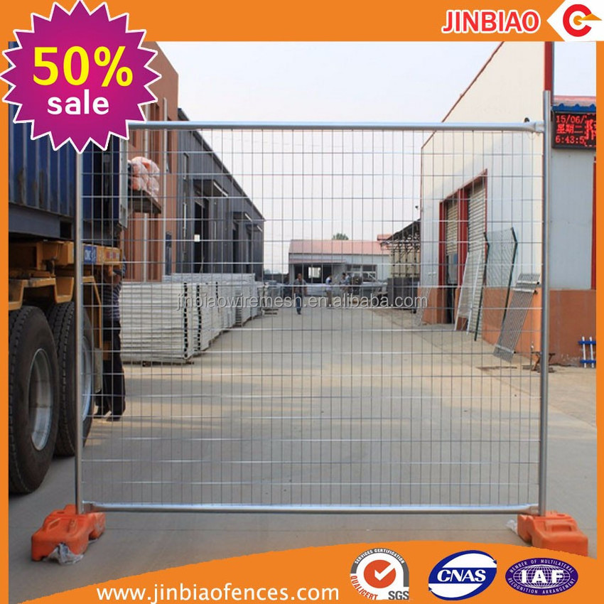 6'X12'Outdoor American Used Temporary Construct Chain Link Fence for Safety with Feet