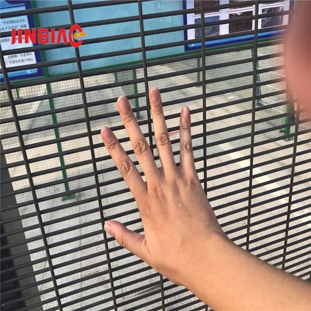 Factory Heavy Gauge Small Hole Welded Wire Mesh Fence High Security 358 security fenc anti climb wire mesh fence Factory