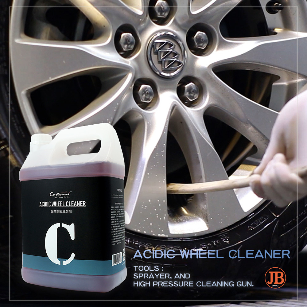 4L Acidic Wheel Cleaner for Car Detailing Wheel Protection Cleaning Auto Detailing