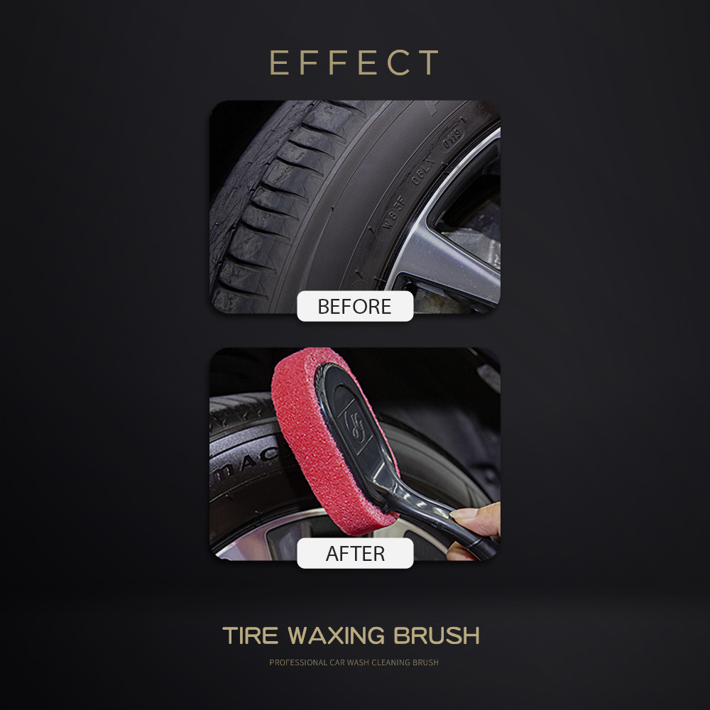 Sponge Brush for Tire Tire Waxing Car Auto detail Waxing Car Detailing Tire Waxing