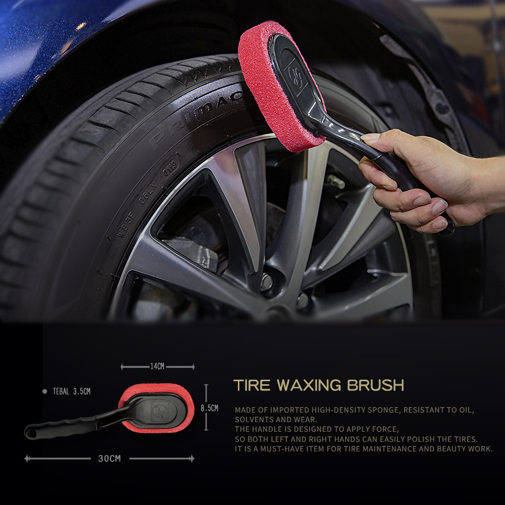 Sponge Brush for Tire Tire Waxing Car Auto detail Waxing Car Detailing Tire Waxing