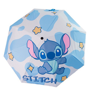 Stitch Cartoon kids Sun umbrella protection UV folding umbrella design