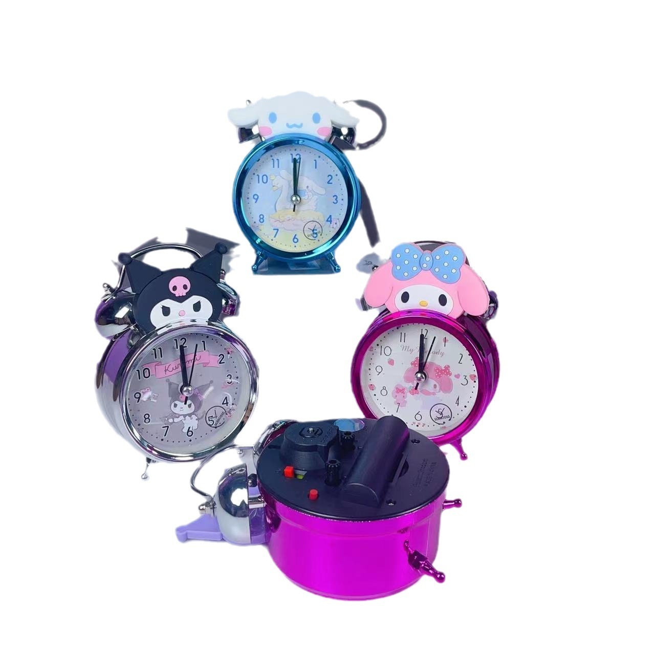 New Hello KT cartoon creative bell alarm clocks student bedroom living room alarm clock