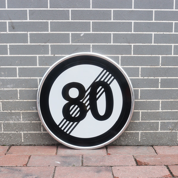 Custom traffic signs round aluminum modular sign road safety products sport speed radar