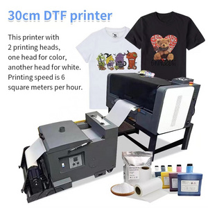 Zhucai New 30cm DTF Printer Pro Direct to Film Printer PET DTF Printer Cloth Printing Machine