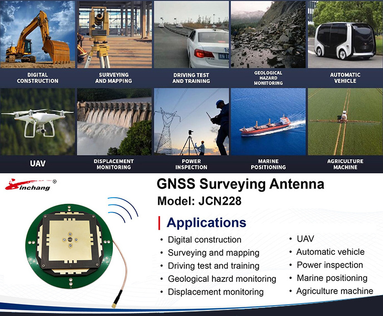 JCN228 The precision is less than 10cm High Precision South Internal GNSS GPS RTK Antenna L1 L2 Surveying Antenna