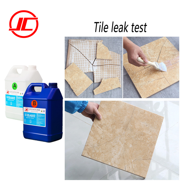 Chemical Resistant  shiny smooth transparent epoxy resin  waterproof glue For bathroom toilet roof