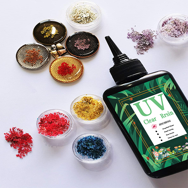 UV Resin - Crystal Clear Ultraviolet Curing Epoxy Resin for DIY Jewelry