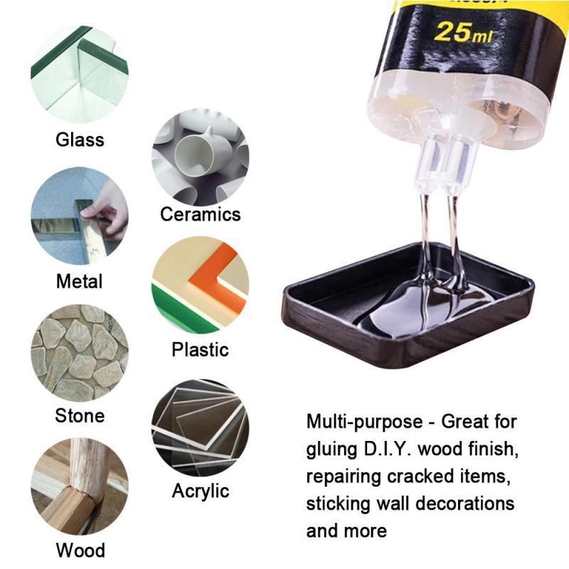 Strong Quick-drying Adhesive Epoxy Epoxies AB Glue Iron Stainless Steel Aluminium Alloy Glass Plastic Wood Ceramic Repair Glue