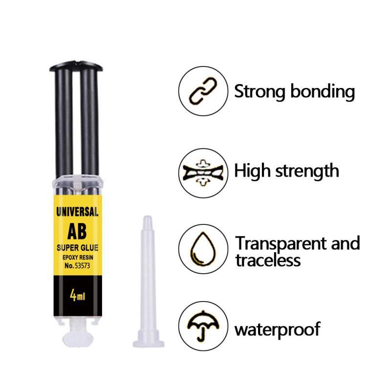 Strong Quick-drying Adhesive Epoxy Epoxies AB Glue Iron Stainless Steel Aluminium Alloy Glass Plastic Wood Ceramic Repair Glue