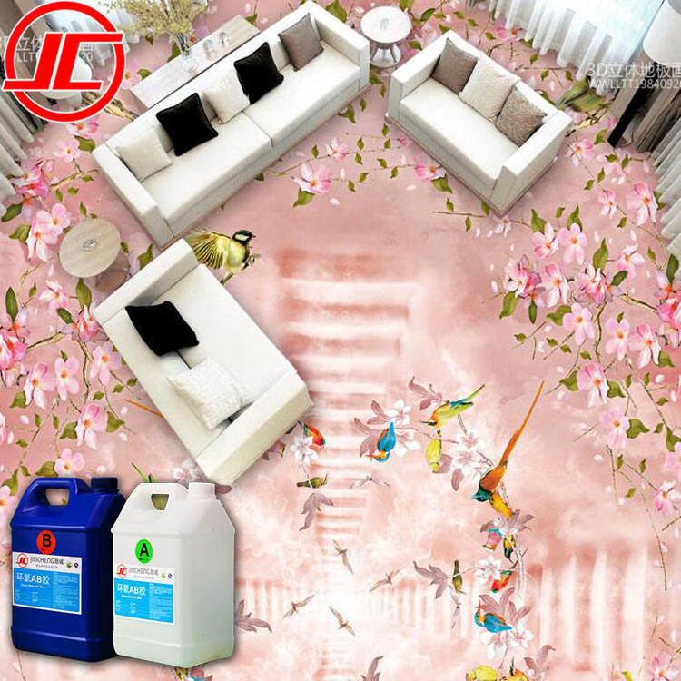 OEM 3d liquid resin self leveling floor paint 3d epoxy resin coating for floor