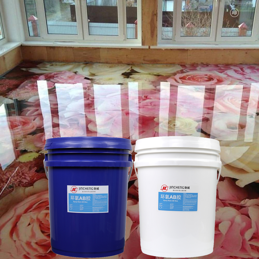 Epoxy 3D Wallpaper Floor Art Glue 3D flooring paint Clear epoxy resin and epoxy hardener