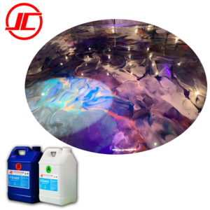 JC clear crystal epoxy resin kit epoxy resin ab glue gallon for diy craft countertop coating table top 3d floor non toxic