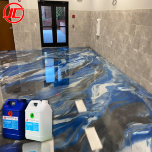 Natural Defoaming High Quality Two Component Transparent Epoxy Resin For 3d Floor