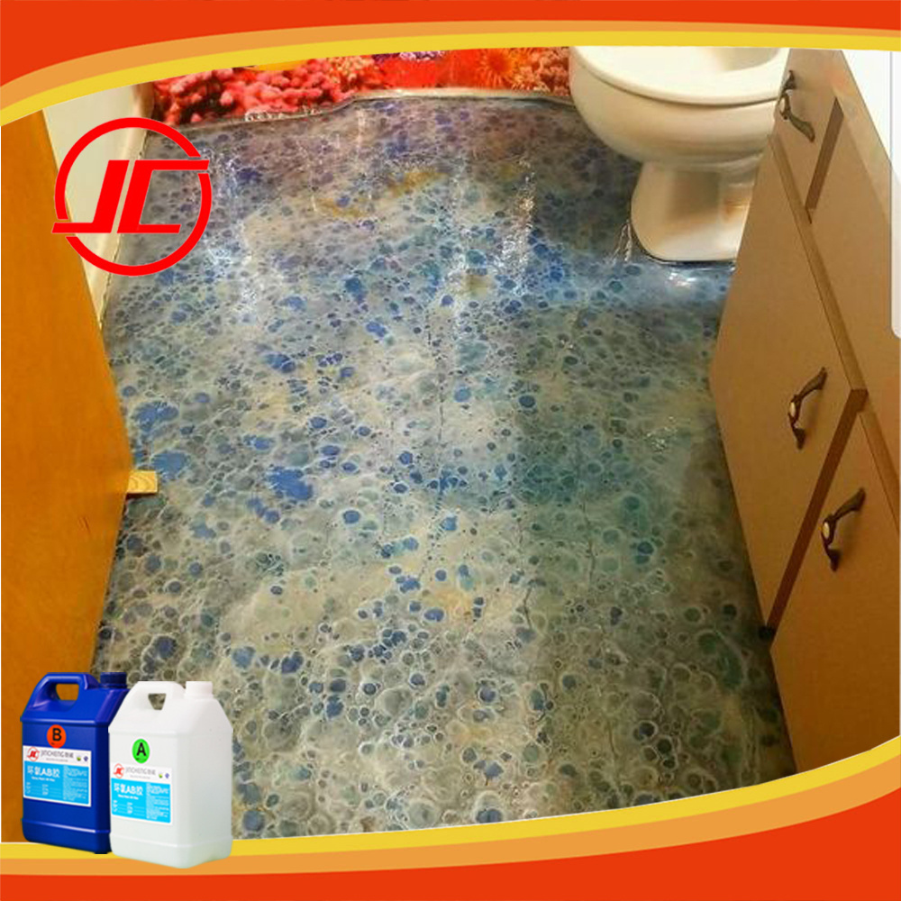 Primer Crack Filler And Metallic Epoxy Resin For Bathroom,Home,Hotel