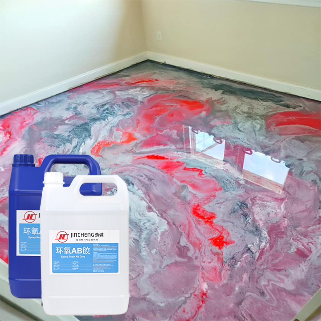 Creative DIY Scratch-resistant Color Pigments Paste Liquid Epoxy AB Glue for Tables