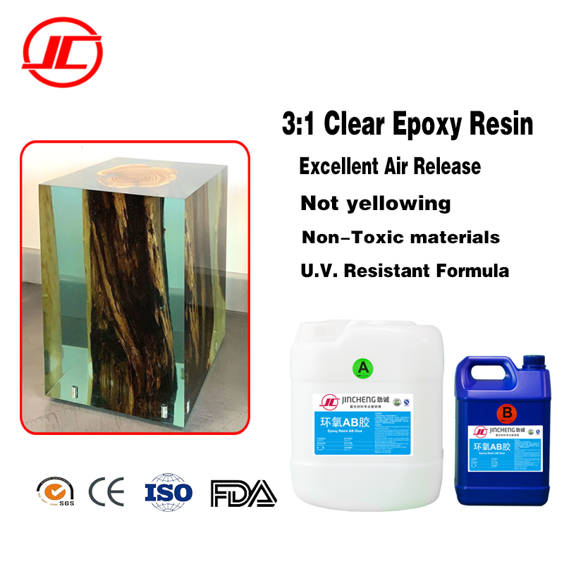 Comptoir Epoxy Resin Workshop Countertop Advanced Clear Epoxy Resin Wood Filler, Clear Pourable Casting Epoxy Resin